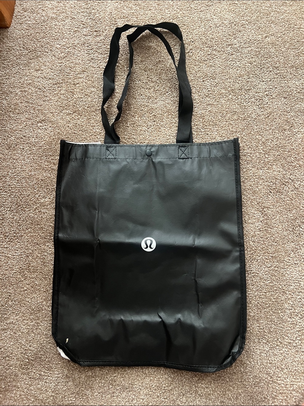 lululemon athletica large reusable shopping tote